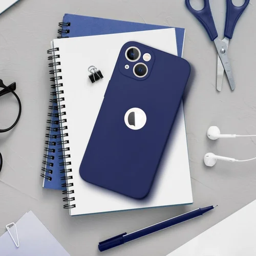 Minkštas dėklas iPhone 17 Pro Max, tamsiai mėlynas image 2