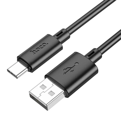 Hoco X88 USB-A–USB-C kabelis, 1 m, juodas image 1