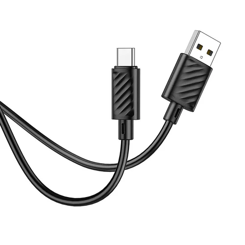 Hoco X88 USB-A–USB-C kabelis, 1 m, juodas image 2