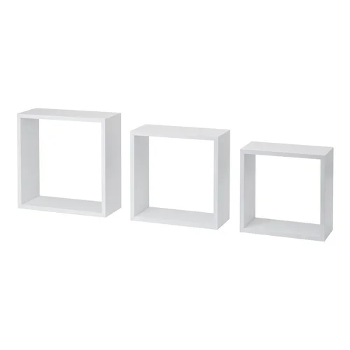 Dolle Frame lentynų komplektas, 30×30×11.7 cm, balta, 3 vnt. image 1