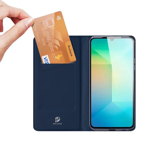 DUX DUCIS Skin Pro piniginės dėklas Samsung A26 5G, mėlynas image 2