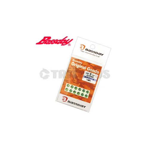 Bassday Eye Seal 3 mm, auksinės, 12 vnt. image 1
