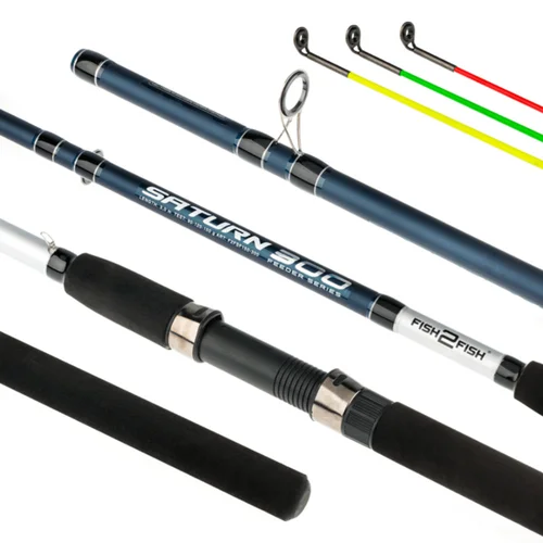 FISH2FISH Saturn Feeder 3X Ilgis 3.90 m Testas 90-120-150 g image 1