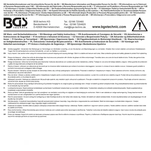BGS technic 74804 metalinių svirčių rinkinys, 175 mm, 2 vnt. image 3