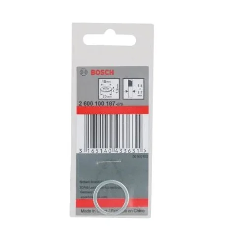 Bosch redukcinis žiedas 20x16x1,2 mm 2600100197 image 2