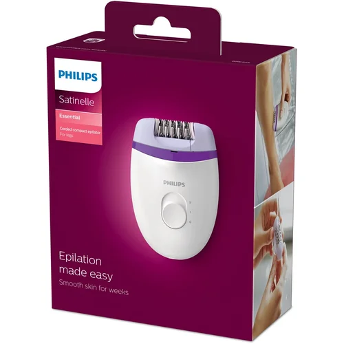 Philips Satinelle Essential BRE225/00 violetinis laidinis epiliatorius image 3
