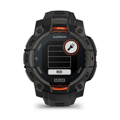 Garmin Instinct 3 Solar 45 mm juodas image 2