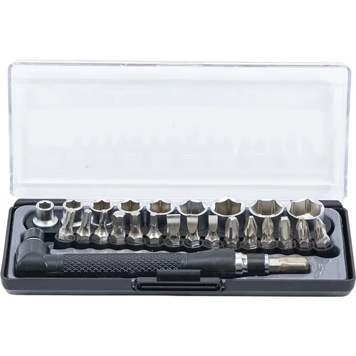 BGS technic 20802 antgalių ir galvučių rinkinys, 1/4", 26 vnt. image 1