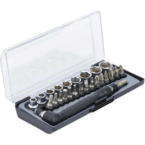 BGS technic 20802 antgalių ir galvučių rinkinys, 1/4", 26 vnt. image 2