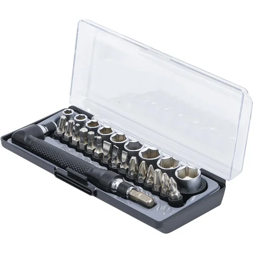 BGS technic 20802 antgalių ir galvučių rinkinys, 1/4", 26 vnt. image 3