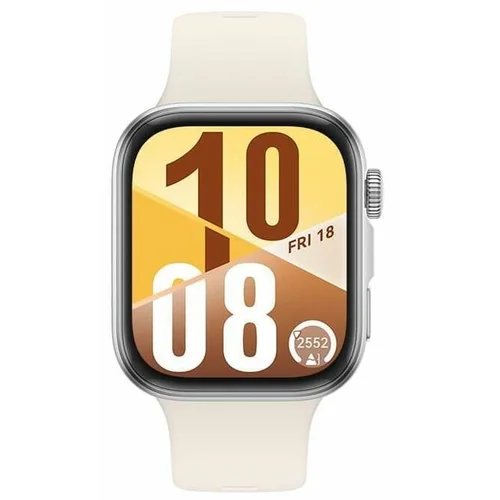 Huawei Watch Fit 4 balta ir sidabro spalva image 1