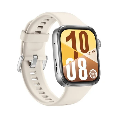 Huawei Watch Fit 4 balta ir sidabro spalva image 2