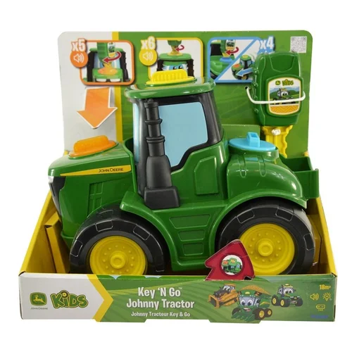 Žaislinis traktorius John Deere KEY N GO JOHNNY 47500 image 2