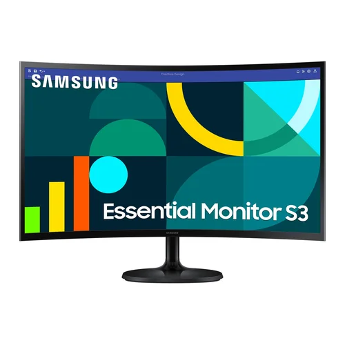 Samsung S36GD 27 col. Full HD lenktas monitorius image 1
