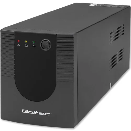 Qoltec 53776 UPS 1,5 kVA 900 W, 4 lizdai image 1