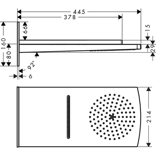 Hansgrohe Raindance Rainfall 28433000 180 mm image 3