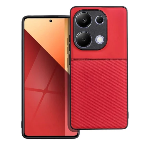 NOBLE dėklas Xiaomi Redmi Note 13 Pro 4G / POCO M6 Pro 4G, raudonas image 1