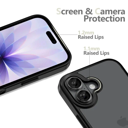 Tech-Protect MagMat dėklas iPhone 17, matinė juoda image 2