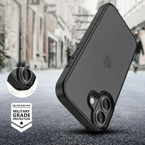 Tech-Protect MagMat dėklas iPhone 17, matinė juoda image 3