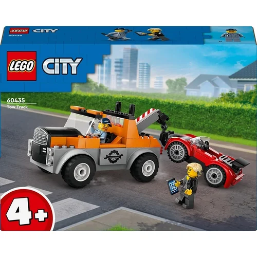 LEGO City Vilkikas ir sportinio automobilio remontas 60435 image 1