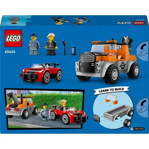 LEGO City Vilkikas ir sportinio automobilio remontas 60435 image 2