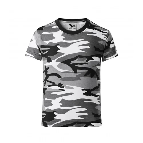 Malfini 149 kamufliažiniai vaikiški marškinėliai 146 cm/10 metų, camouflage petrol image 1