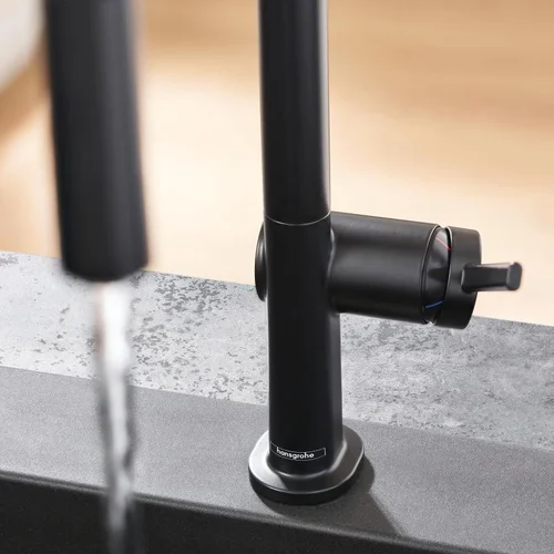 Hansgrohe Talis M54 72806670 Virtuvinis maišytuvas Juoda image 3