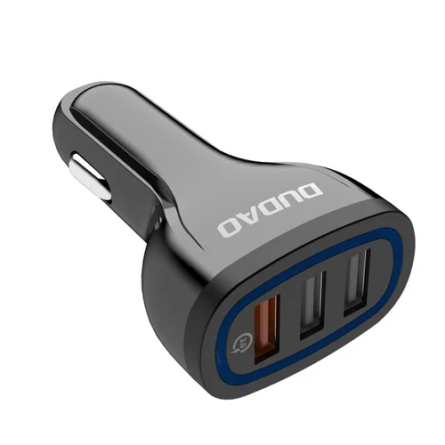 Dudao R7S automobilinis įkroviklis 18 W, 3 USB, baltas image 2