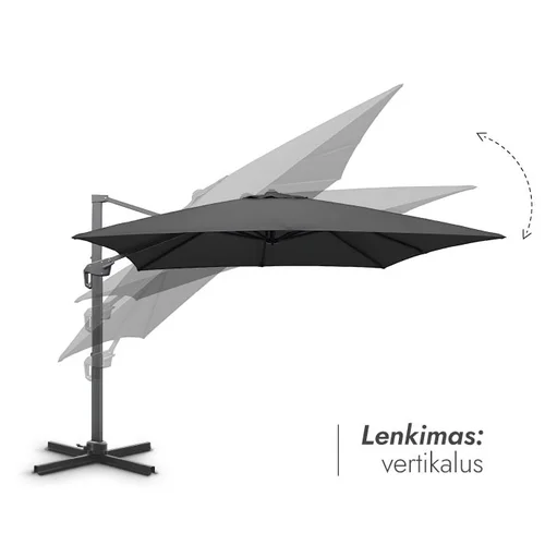 Lauko skėtis Lounge Antracito 3x3 UV50+ image 3