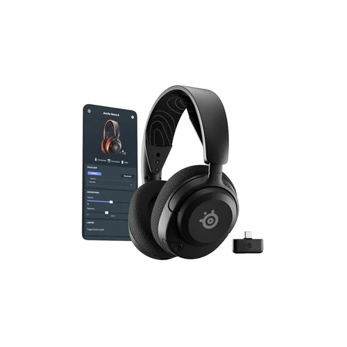 Steelseries Arctis Nova 5 belaidės ausinės, Juodos image 2
