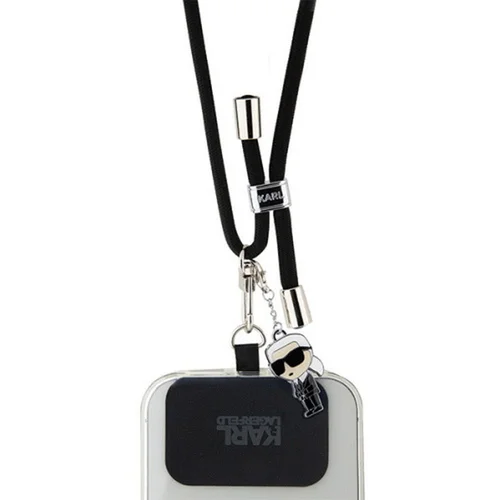 KARL LAGERFELD KLUCNMSCKIK Crossbody Cord Ikonik juoda image 2