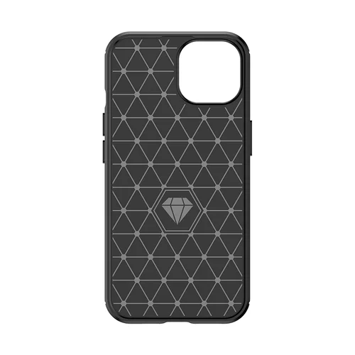 Carbon Case dėklas iPhone 15, juodas image 3