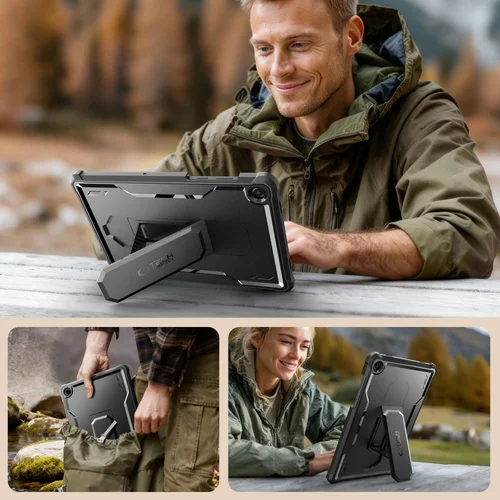 Tech-Protect Kevlar Pro dėklas Samsung Galaxy Tab A9+ / A11+, juodas image 2