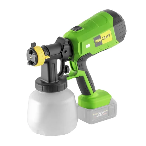 ProCraft PSE40bb Akumuliatorinis dažų pistoletas 20 V 1200 ml image 2
