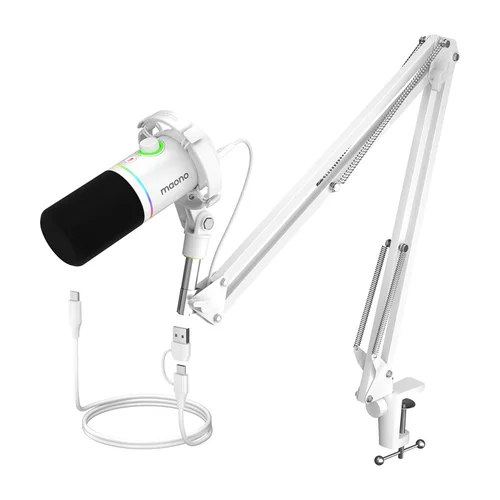 Maono PD200XS mikrofonas, baltas image 2
