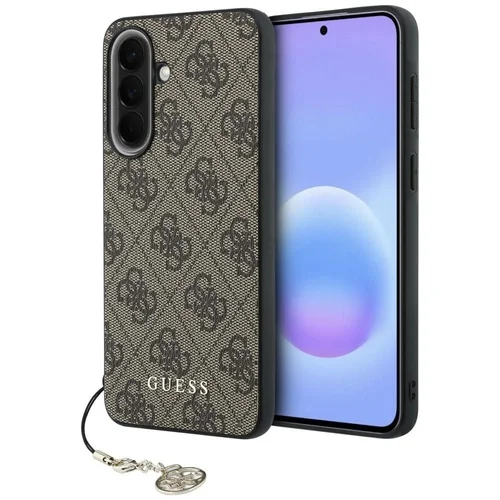 GUESS GUHCSA37GF4GBR 4G dėklas Samsung Galaxy A37, rudas image 1