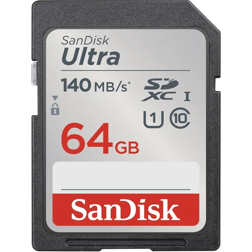 SanDisk Ultra SDXC 64 GB 140 MB/s atminties kortelė SDSDUNB-064G-GN6IN image 1