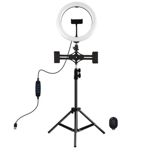 Puluz PKT3070B LED žiedinė lempa 26 cm su trikoju image 3