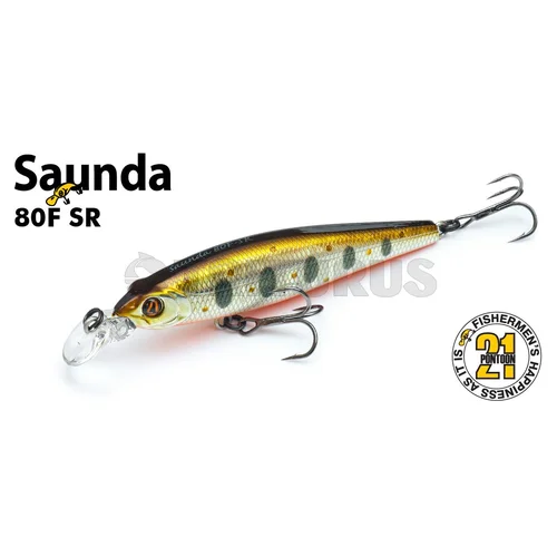 Pontoon21 Saunda 95SP SR vobleris, 051 Metallic HG Silver&Black OB RE image 3