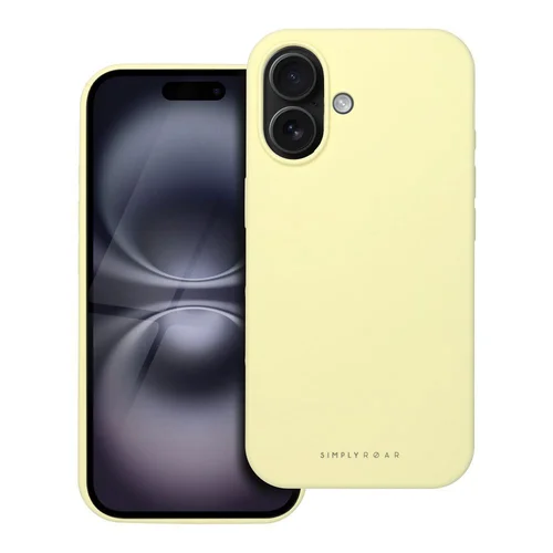 ROAR Cloud Skin dėklas iPhone 16, šviesiai geltonas image 1