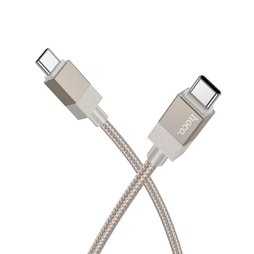 Hoco X110 USB-C–USB-C kabelis, 60 W, 1 m, auksinis image 2