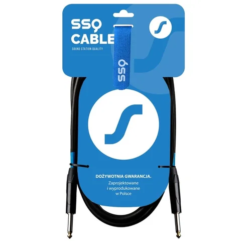 SSQ JMPJMP7 7 m mono kabelis, juodas image 1