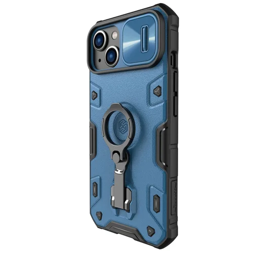 Nillkin CamShield Armor Pro dėklas iPhone 14 Plus, mėlynas image 2