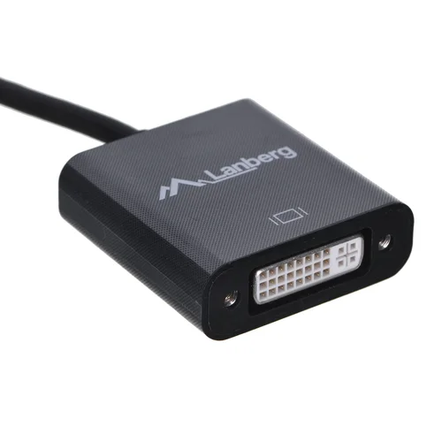 Lanberg AD-0007-BK DisplayPort–DVI-D adapteris, 0,1 m, juodas image 3