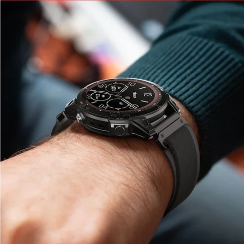 Tech-Protect nailoninis dirželis Garmin Fenix 5X/5X Plus/6X/6X Pro/7X/8 51 mm, juodas image 2