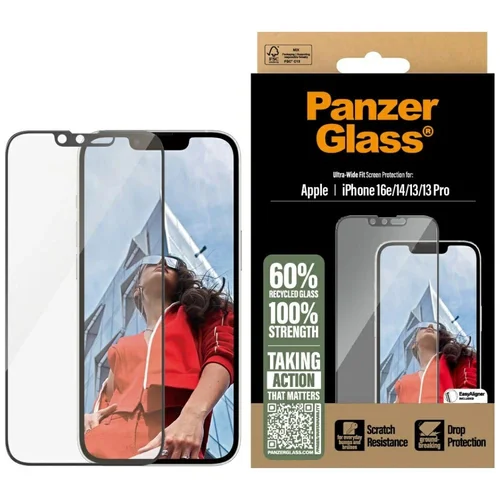 PanzerGlass Ultra-Wide Fit stiklas iPhone 13/14/16e image 1