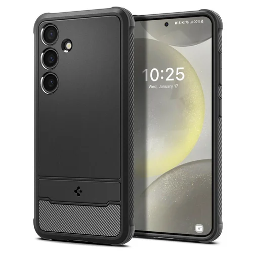 Spigen Rugged Armor dėklas Samsung Galaxy S24, matinė juoda image 1