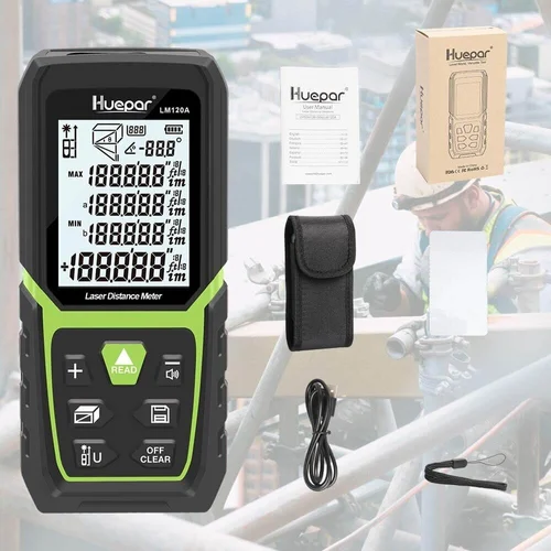 Huepar LM120A lazerinis atstumo matuoklis 120 m image 2