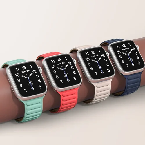Apple Watch 45 mm magnetinė apyrankė, raudona image 2