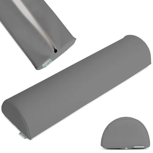 Habys Touch Core pusapvalė masažo pagalvėlė 60 × 15 × 10 cm, pilka image 1
